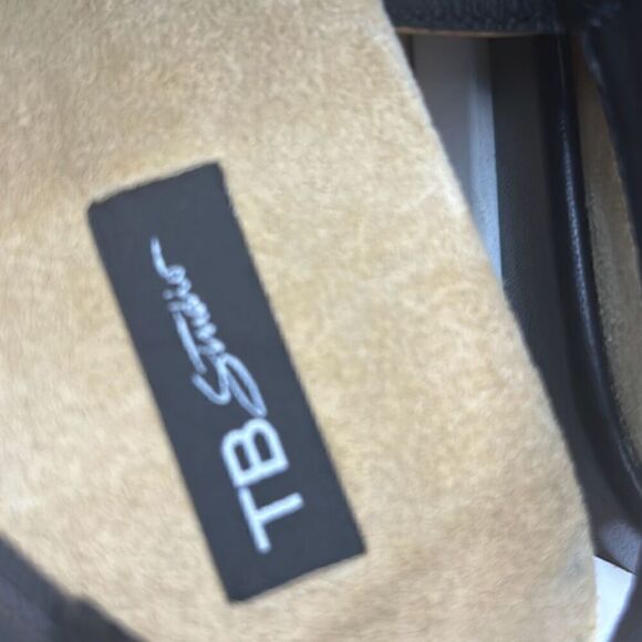 Tosca Blue TB Studio Women's 40 Chunky Sling Back Sandals Sand Beige Colorblock - Picture 12 of 13